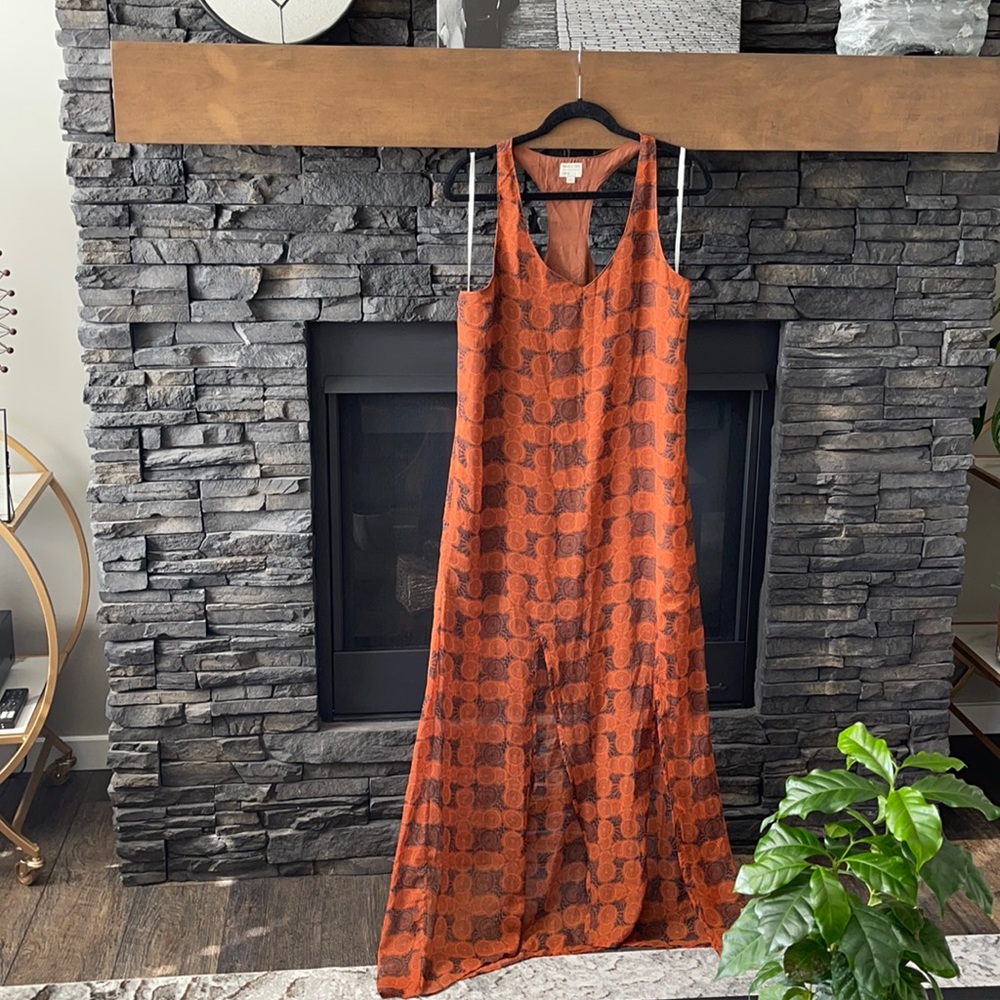 Tribal print maxi dress